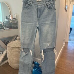 Abercrombie & Fitch Light Blue High Rise Jeans